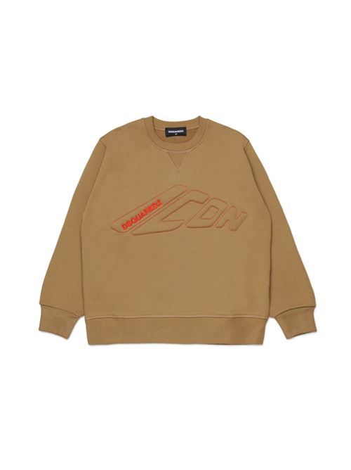 D2S943U SLOUCH FIT-ICON FELPA DSQUARED2 JUNIOR | DQ3128 D0A9U/DQ708